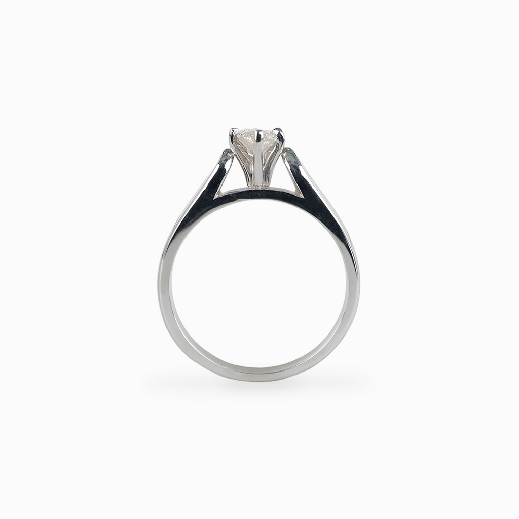 Marquise Diamond Solitaire Engagement Ring