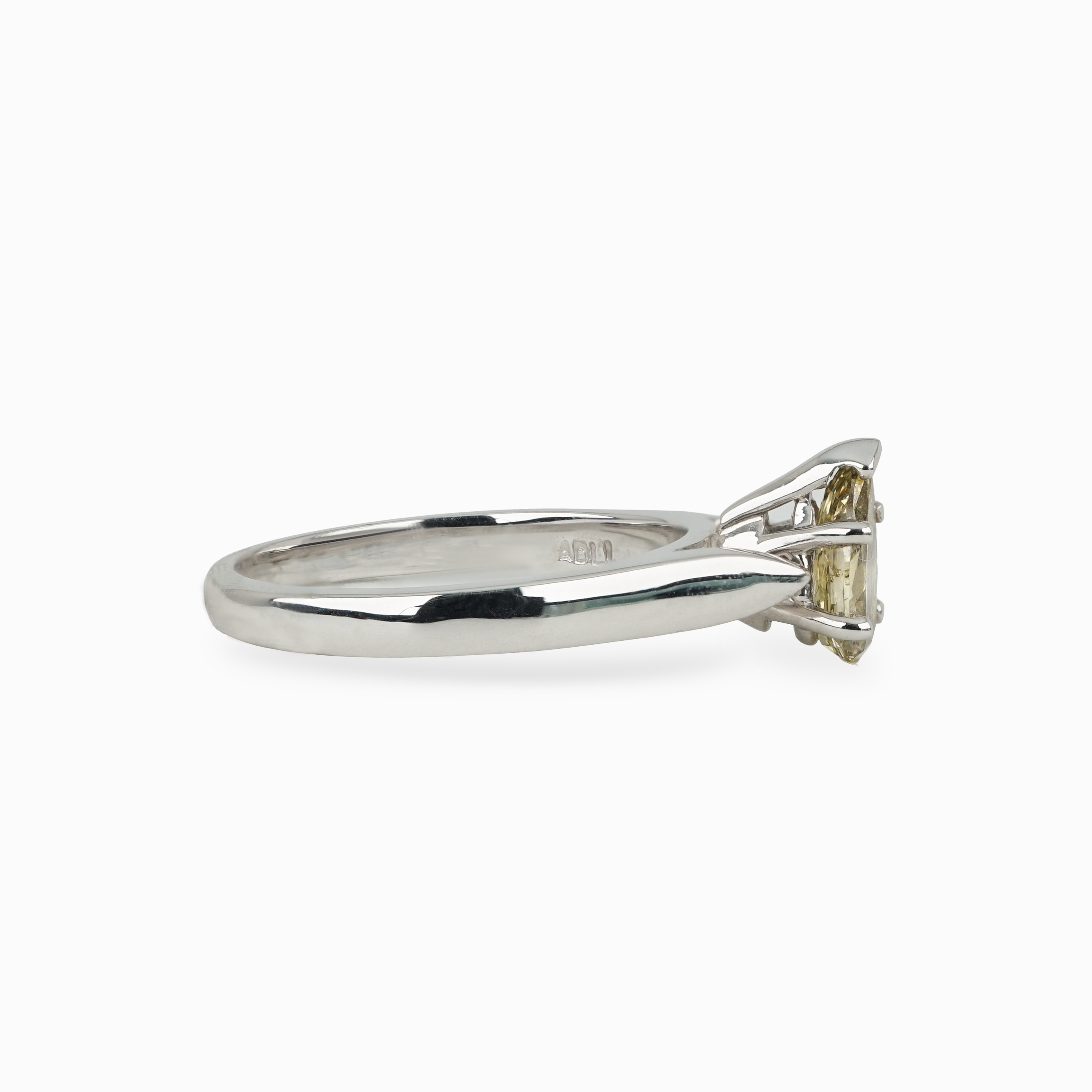 Pear Diamond Solitaire Ring