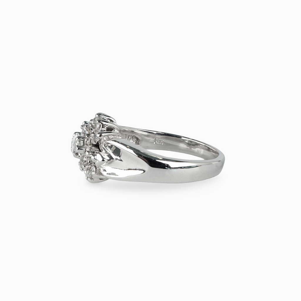 Diamond Cluster Ring