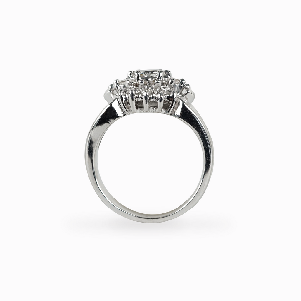 Diamond Cluster Ring