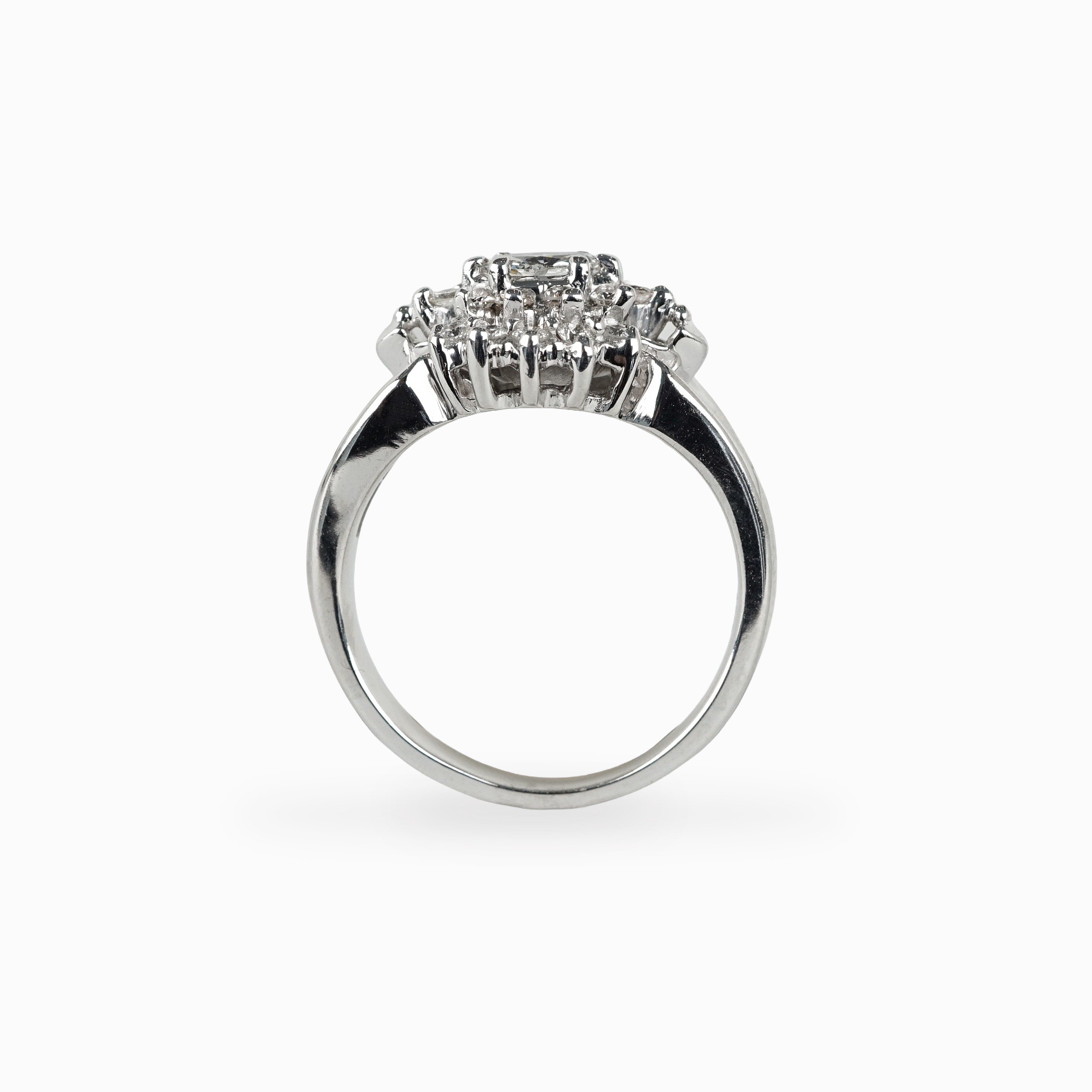 Diamond Cluster Ring